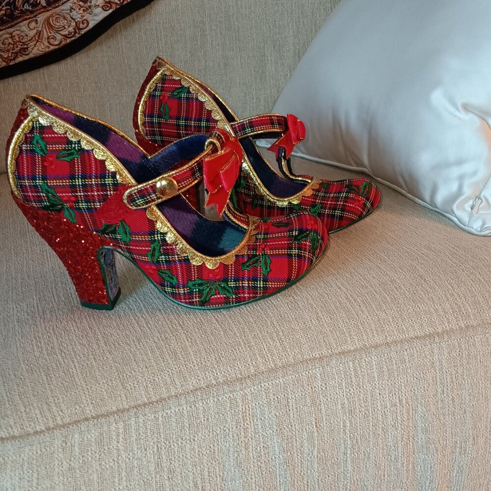 Irregular Choice Christmas Pumps, 6.5, NWB